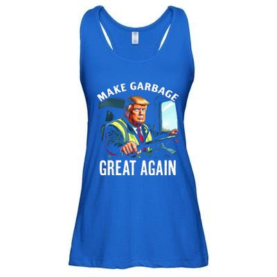 Make Garbage Great Again Trump Ladies Essential Flowy Tank