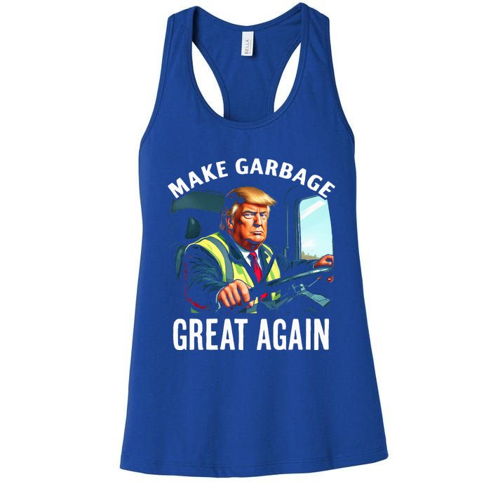 Make Garbage Great Again Trump Women's Racerback Tank