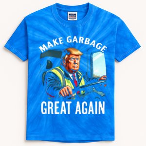 Make Garbage Great Again Trump Kids Tie-Dye T-Shirt