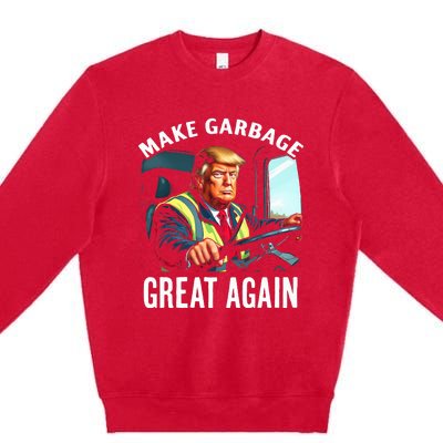 Make Garbage Great Again Trump Premium Crewneck Sweatshirt