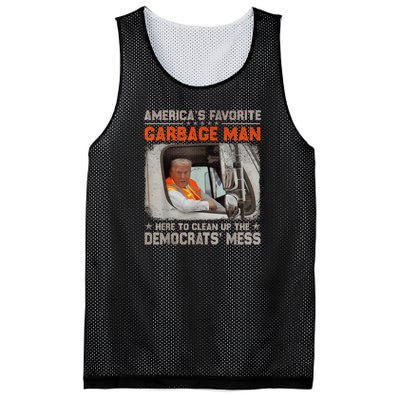 Make Garbage Great Again Garbage For Trump 2024 Mesh Reversible Basketball Jersey Tank