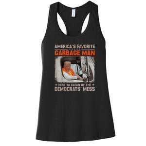 Make Garbage Great Again Garbage For Trump 2024 Women's Racerback Tank