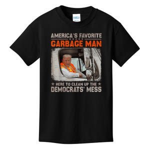 Make Garbage Great Again Garbage For Trump 2024 Kids T-Shirt