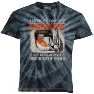 Make Garbage Great Again Garbage For Trump 2024 Kids Tie-Dye T-Shirt