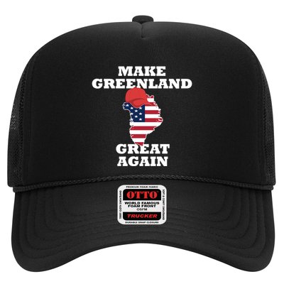 Make Greenland Great Again American Flag Trucker Hat