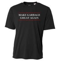 Make Garbage Great Again Funny Us Election Cooling Performance Crew T-Shirt