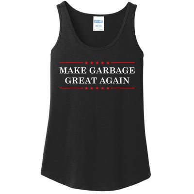 Make Garbage Great Again Funny Us Election Ladies Essential Tank