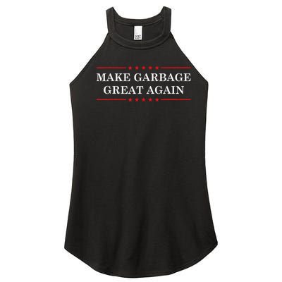 Make Garbage Great Again Funny Us Election Women's Perfect Tri Rocker Tank