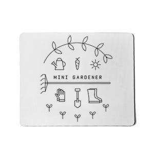 Mini Gardener Garden Gardening Flowers Plants Mousepad