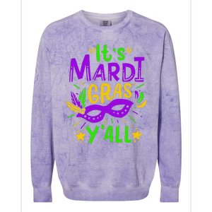 Mardi Gras Gift Colorblast Crewneck Sweatshirt