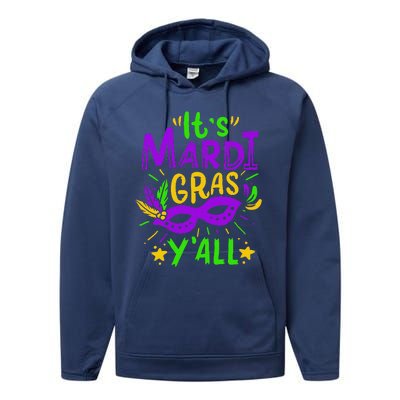 Mardi Gras Gift Performance Fleece Hoodie