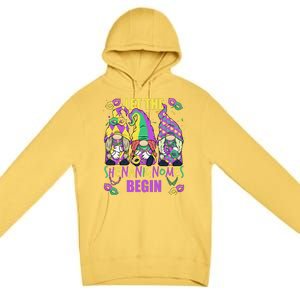 Mardi Gras Gnome 2024 Let The Shenanigans Begin For Premium Pullover Hoodie