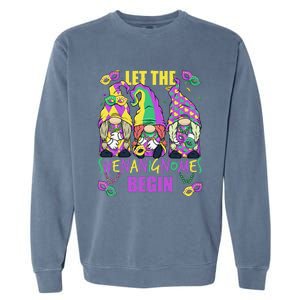 Mardi Gras Gnome 2024 Let The Shenanigans Begin For Garment-Dyed Sweatshirt