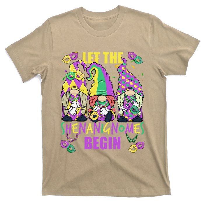 Mardi Gras Gnome 2024 Let The Shenanigans Begin For T-Shirt