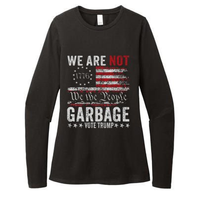 Make Garbage Great Again Garbage For Trump 2024 Womens CVC Long Sleeve Shirt