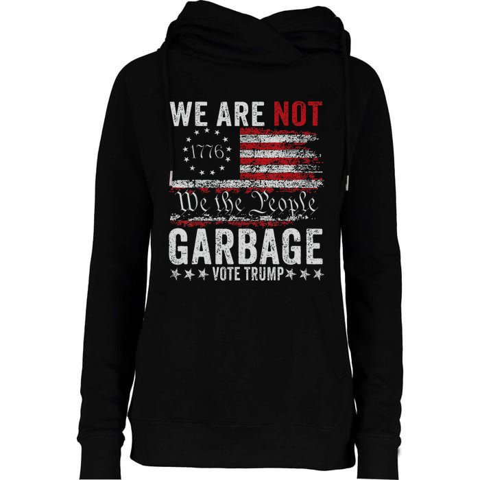 Make Garbage Great Again Garbage For Trump 2024 Womens Funnel Neck Pullover Hood