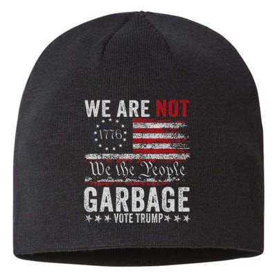 Make Garbage Great Again Garbage For Trump 2024 Sustainable Beanie