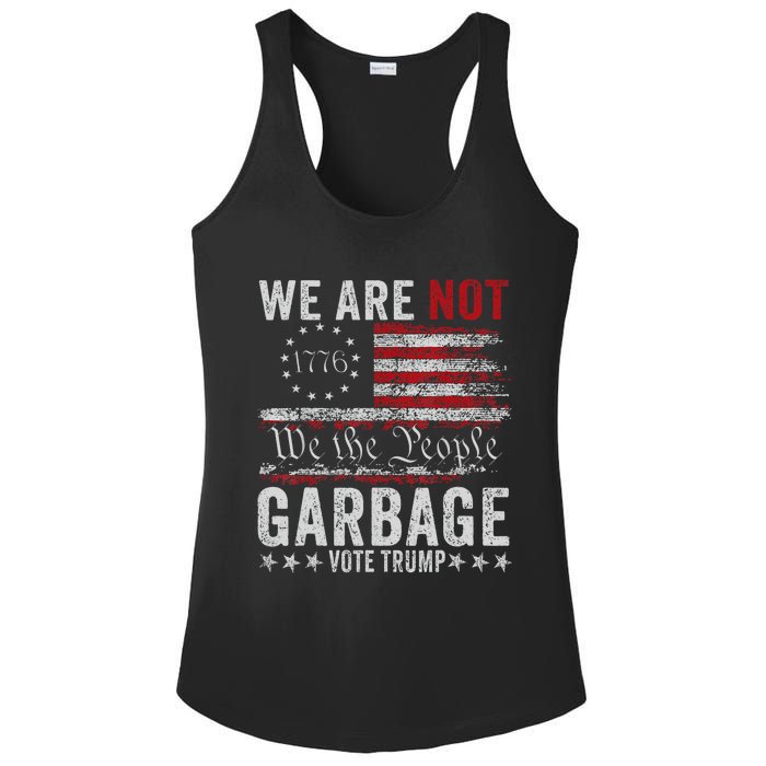 Make Garbage Great Again Garbage For Trump 2024 Ladies PosiCharge Competitor Racerback Tank