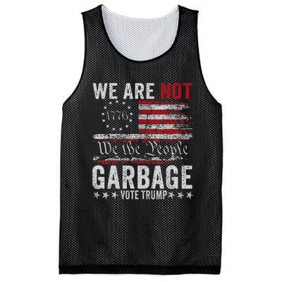 Make Garbage Great Again Garbage For Trump 2024 Mesh Reversible Basketball Jersey Tank