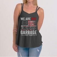 Make Garbage Great Again Garbage For Trump 2024 Women's Strappy Tank