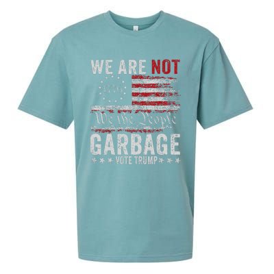 Make Garbage Great Again Garbage For Trump 2024 Sueded Cloud Jersey T-Shirt