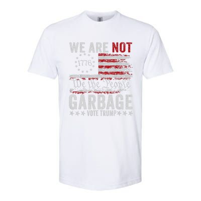 Make Garbage Great Again Garbage For Trump 2024 Softstyle CVC T-Shirt