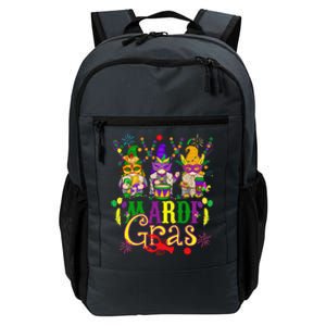 Mardi Gras Gnomes Funny Gnomies Squad Mardi Gras 2024 Daily Commute Backpack