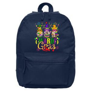 Mardi Gras Gnomes Funny Gnomies Squad Mardi Gras 2024 16 in Basic Backpack