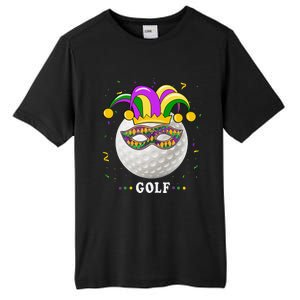 Mardi Gras Golf Costume Mardi Gras Jester Hat Golf Lover Tall Fusion ChromaSoft Performance T-Shirt