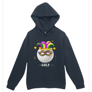 Mardi Gras Golf Costume Mardi Gras Jester Hat Golf Lover Urban Pullover Hoodie