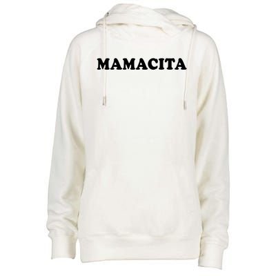 Mamacita Great Gift Mothers Day Outfit Mom Great Gift Funny Gift Womens Funnel Neck Pullover Hood