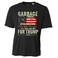 Make Garbage Great Again Garbage For Trump 2024 Gift Cooling Performance Crew T-Shirt