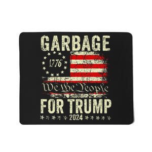 Make Garbage Great Again Garbage For Trump 2024 Gift Mousepad