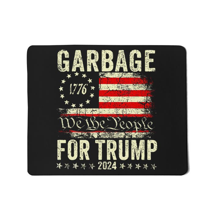 Make Garbage Great Again Garbage For Trump 2024 Gift Mousepad