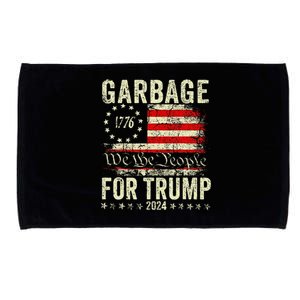 Make Garbage Great Again Garbage For Trump 2024 Gift Microfiber Hand Towel