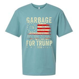 Make Garbage Great Again Garbage For Trump 2024 Gift Sueded Cloud Jersey T-Shirt