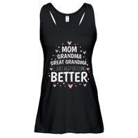 Mom Grandma Great Grandma I Just Keep Getting Better Ladies Essential Flowy Tank