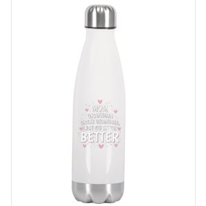 Mom Grandma Great Grandma I Just Keep Getting Better Stainless Steel Insulated Water Bottle