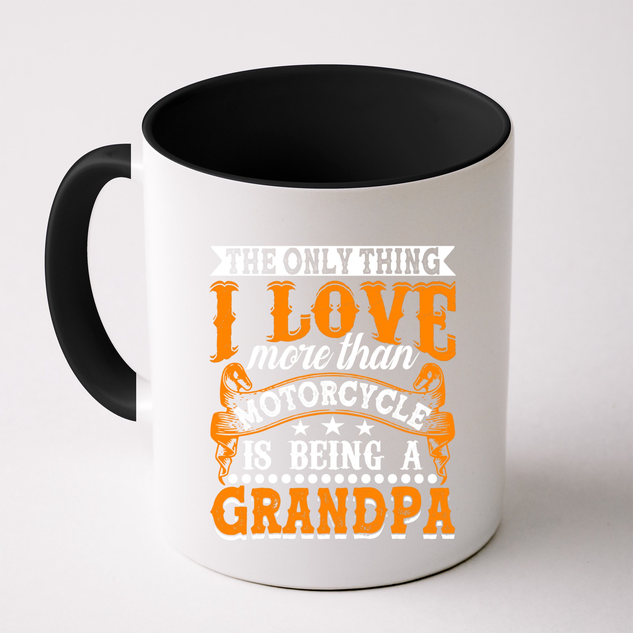 Motorcycle Grandpa Gift Love More Than Motorycles Cool Gift Mug