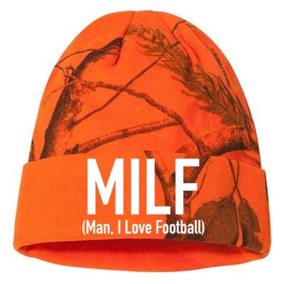 Milf Great Gift I Love Football 'S Funny Great Gift Kati Licensed 12" Camo Beanie