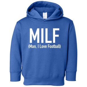 Milf Great Gift I Love Football 'S Funny Great Gift Toddler Hoodie