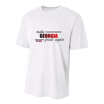 Make Georgia Great Again Youth Performance Sprint T-Shirt