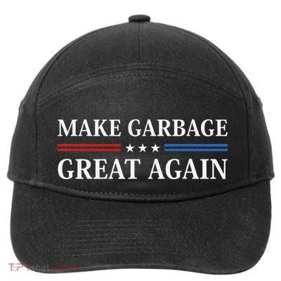 Make Garbage Great Again 7-Panel Snapback Hat