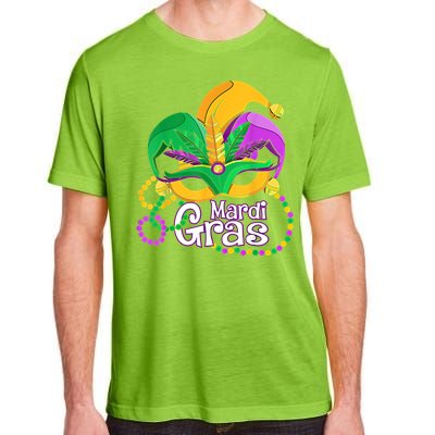 Mardi Gras Great Gift Flamingo Carnival Costume Gift Adult ChromaSoft Performance T-Shirt