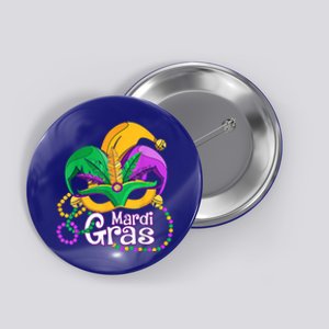 Mardi Gras Great Gift Flamingo Carnival Costume Gift Button