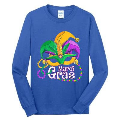 Mardi Gras Great Gift Flamingo Carnival Costume Gift Tall Long Sleeve T-Shirt