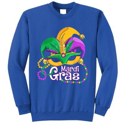 Mardi Gras Great Gift Flamingo Carnival Costume Gift Tall Sweatshirt