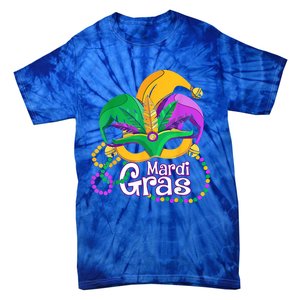 Mardi Gras Great Gift Flamingo Carnival Costume Gift Tie-Dye T-Shirt