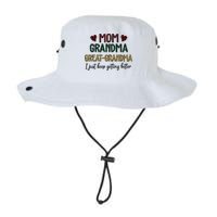 Mom Grandma Great Grandma I Just Keep Getting Better Leopard Bucket Hat