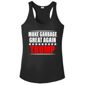 Make Garbage Great Again Garbage For Trump 2024 Ladies PosiCharge Competitor Racerback Tank